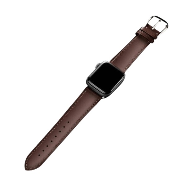 Genuine Leather Band for Apple Watch 42/44/45/49mm -Brown