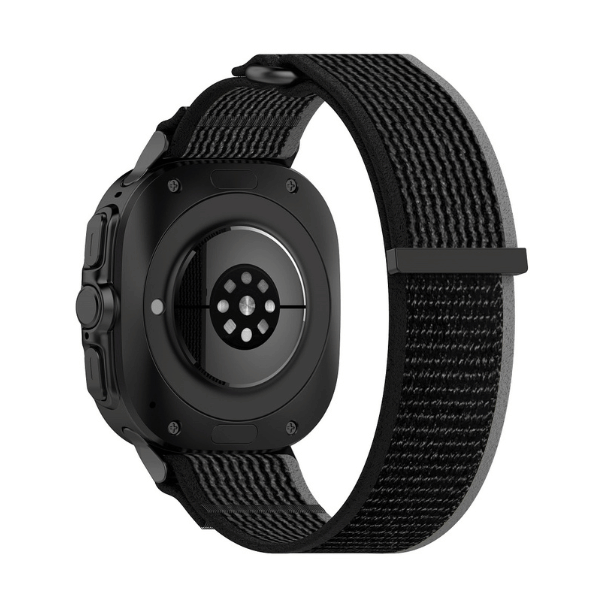 Nylon Strap for Samsung Galaxy Watch Ultra -Black -Gray
