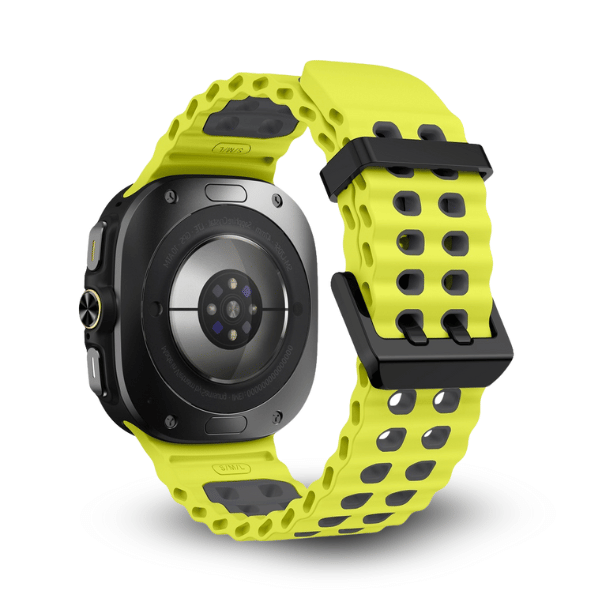 Silicone Band for Samsung Galaxy Watch Ultra -Ocean Green -Gray