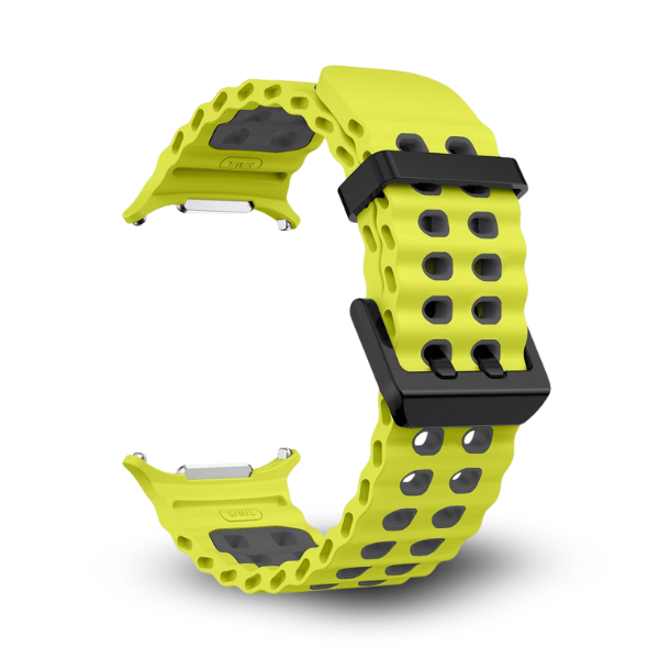 Silicone Band for Samsung Galaxy Watch Ultra -Ocean Green -Gray