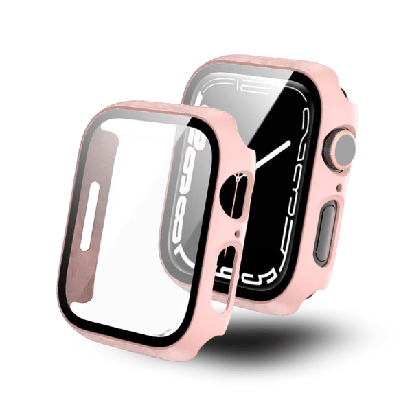 Apple Watch 45mm PC All Around Screen Protector Case -Pink