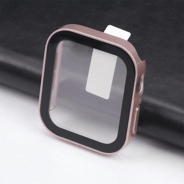 Waterproof Protective Cover for Apple Watch Series 10 42mm Square -Rose Pink