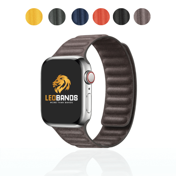 fine woven apple watch bands Magnetic link nylon -Olympia