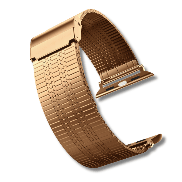 Five link mesh Milanese Series Apple Watch band 42/44/45/49mm Ozzie -Rose Gold