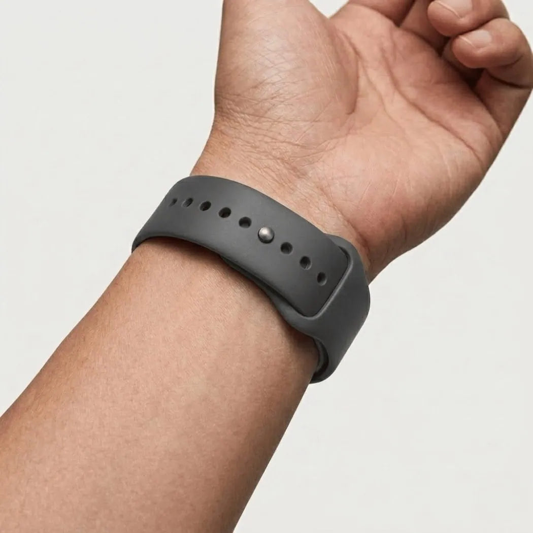 Silicone Sport Band for Samsung Galaxy Watch 8 -Dark -Gray