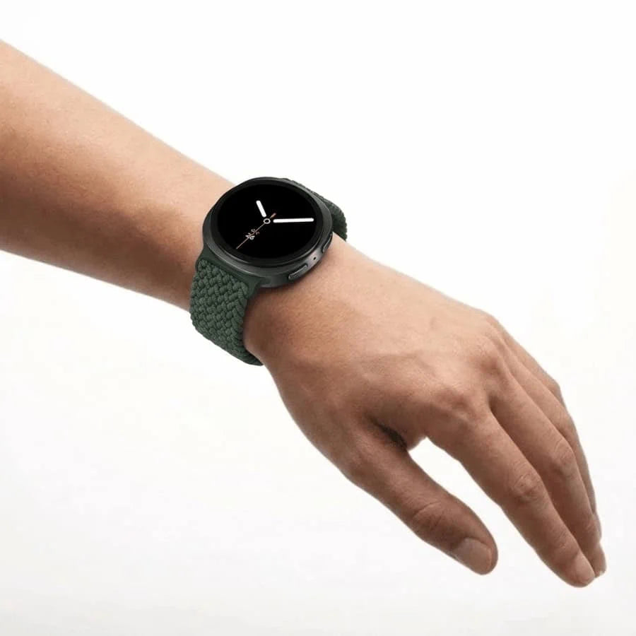 Nylon Magnetic Loop Strap for Samsung Galaxy Watch 8 WB06 -Green
