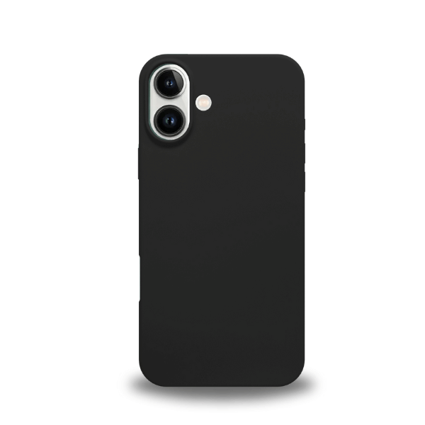 silicone iPhone 16 Plus case Velox -Black