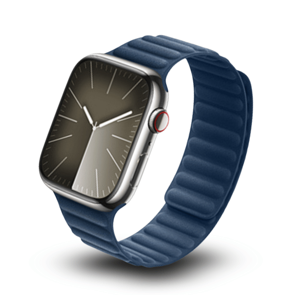 FineWoven Fabric Strap 44/45/46/49mm Magnetic Apple watch band by Hoco AS100 -Blue