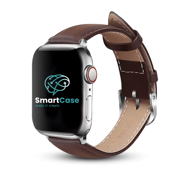 Genuine Leather Band for Apple Watch 40/41/42mm -Brown