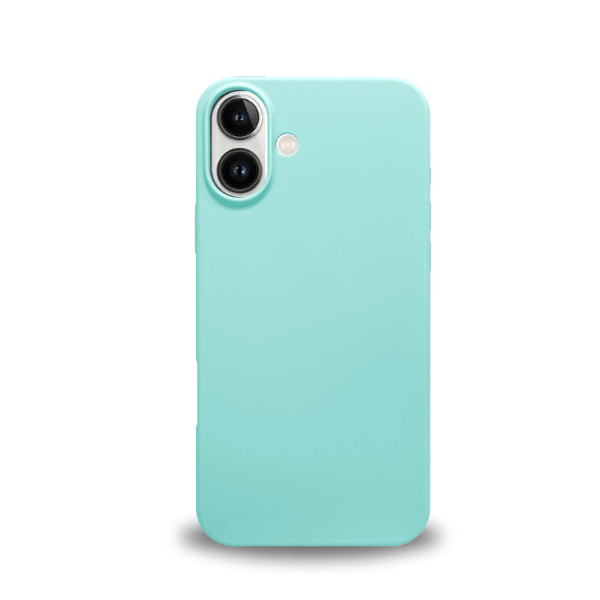 silicone iPhone 16 Plus case Velox -Mint Green