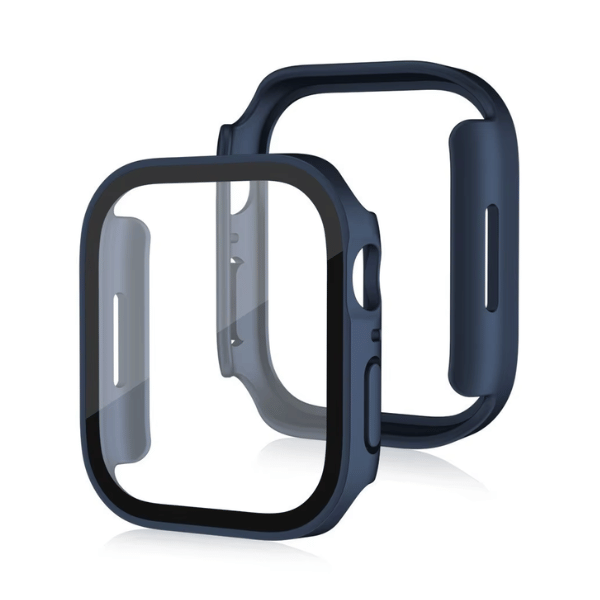 Waterproof Protective Cover for Apple Watch Series 10 46mm Square -Blue