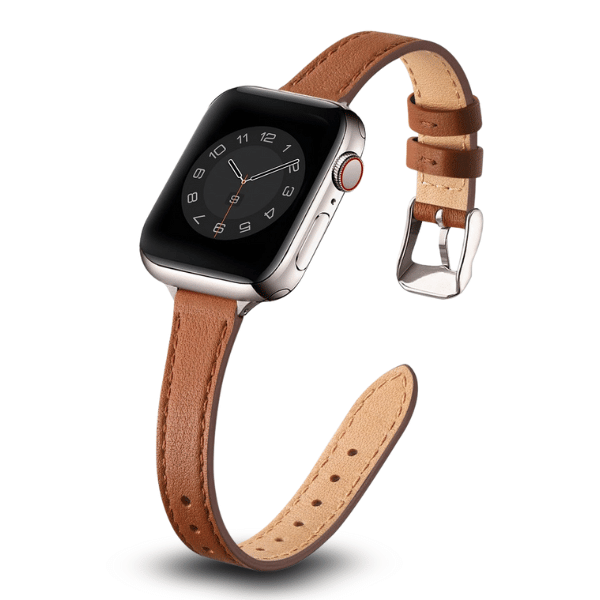 Genuine Leather Band for Apple Watch 40/41/42mm -Brown