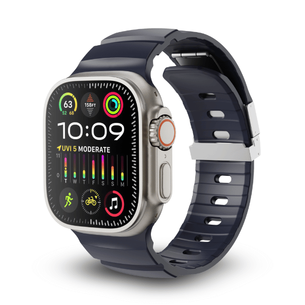 Silicone Band Magnetic Premium for Apple Watch 44/45/46/49mm -Blue