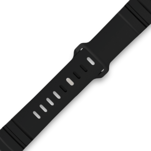 Silicone Band for Samsung Galaxy Watch 8 Premium FKM Fluorine -Black