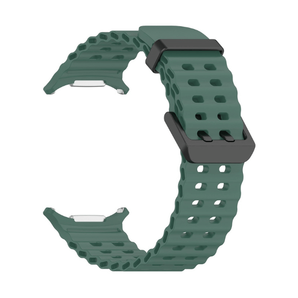 Silicone Band for Samsung Galaxy Watch Ultra -Ocean -Green