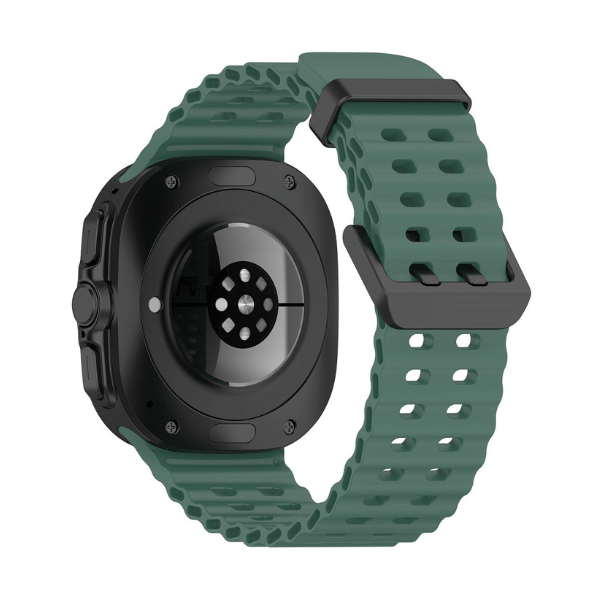 Silicone Band for Samsung Galaxy Watch Ultra -Ocean -Green