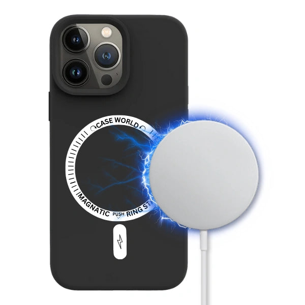 Silicone Case iPhone 13 Pro Max Color Negro - iPhone Store Cordoba