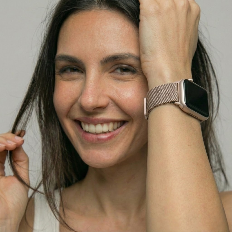 Magnetic Metal Band for Apple Watch  40/41/42mm -Starlight