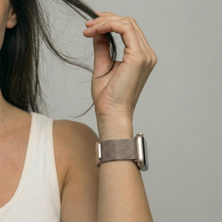 Magnetic Metal Band for Apple Watch  40/41/42mm -Starlight