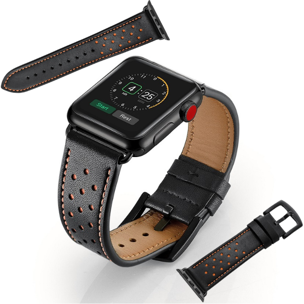 Chic Charm Dots Genuine Leather Series Apple Watch Band-Rori