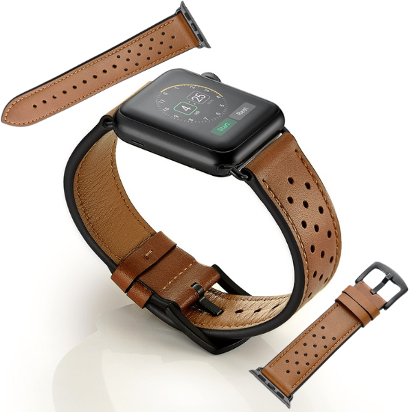 Chic Charm Dots Genuine Leather Series Apple Watch Band-Rori